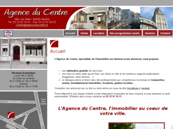 agenceducentre.fr website preview