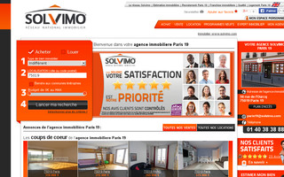 immobilier-paris19.solvimo.com website preview