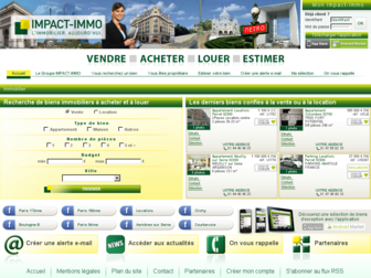 impact-immo.com website preview