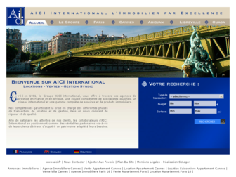 aici.fr website preview