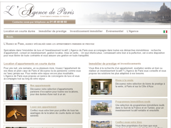 lagencedeparis.com website preview