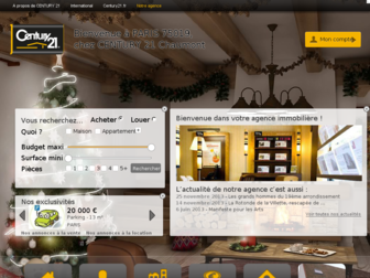 century21chaumont.com website preview