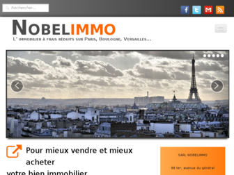 nobelimmo.fr website preview