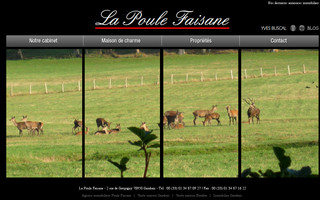 lapoulefaisane.com website preview