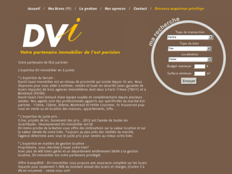 dv-immo.com website preview