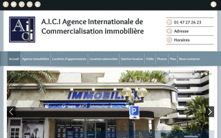 aici-paris.com website preview