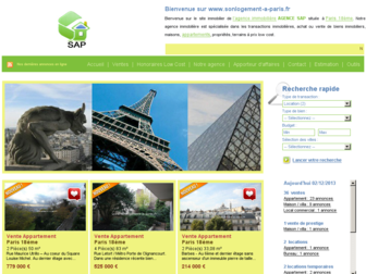 sonlogement-a-paris.fr website preview