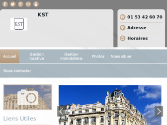 kst-paris.fr website preview