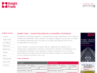 knightfrank.fr website preview