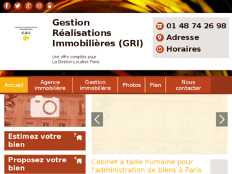 gestion-locative-transactions-paris.com website preview