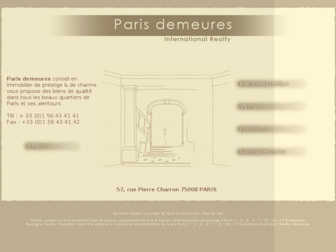 paris-demeures.com website preview
