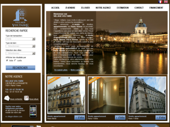 villagevoltaire.com website preview