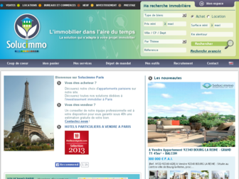 solucimmo-paris.fr website preview