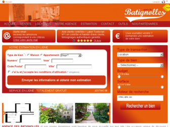 agencedesbatignolles.fr website preview