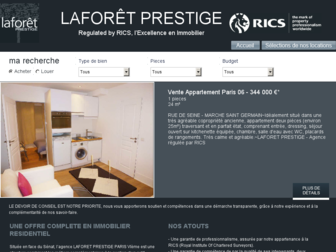 laforet-paris6.com website preview