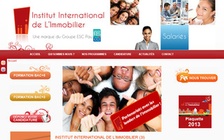 esc-immobilier.com website preview