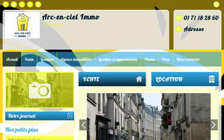 arc-en-ciel-immo-paris4.fr website preview