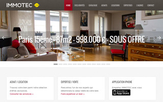 agence-immotec.com website preview