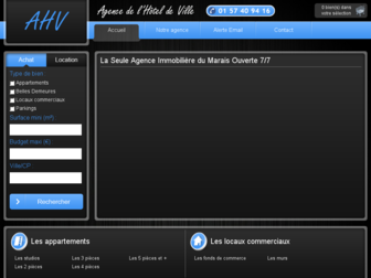 agencedelhoteldeville.net website preview