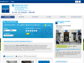 laforet-immobilier-paris-5.com website preview