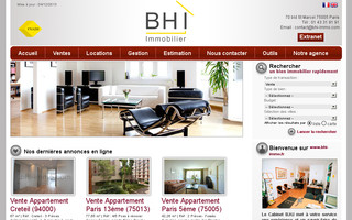 bhi-immo.fr website preview