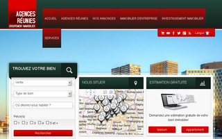 agences-reunies.com website preview