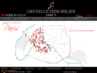 grenelle-immobilier.com website preview