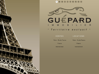 guepard-immobilier.fr website preview