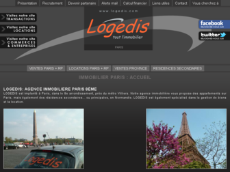 logedisparis.com website preview