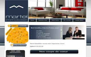 martel-immobilier.fr website preview