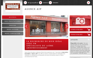 agence-aip.fr website preview