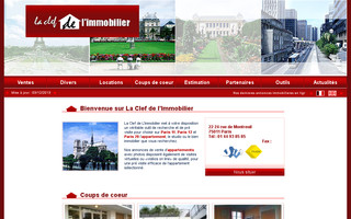 la-clef-immobilier.fr website preview