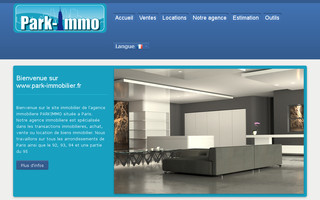 park-immobilier.fr website preview