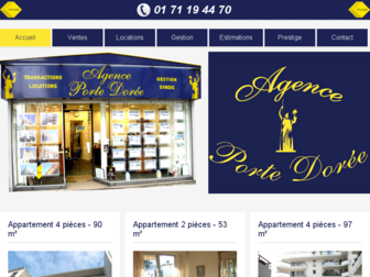 agence-porte-doree.com website preview