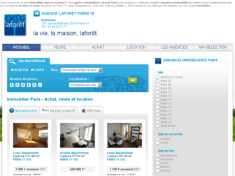 laforet-paris-immobilier.com website preview