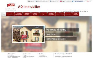 alesia-didot-immobilier.com website preview