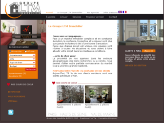 ltm-immobilier.fr website preview