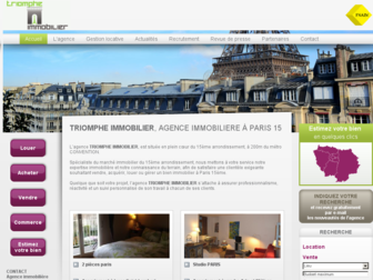 triomphe-immobilier.com website preview