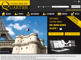 immobilier-du-quartier.fr website preview