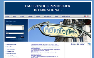 cmj-prestigeimmobilier.com website preview