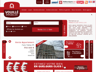 vouille-immo.com website preview