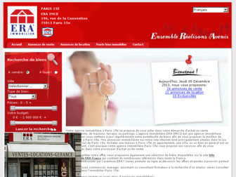 era-immobilier-paris-15-convention.fr website preview