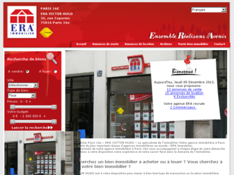 era-immobilier-paris-16-victor-hugo.fr website preview
