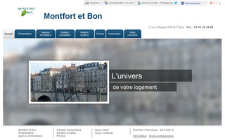 montfortetbon.com website preview