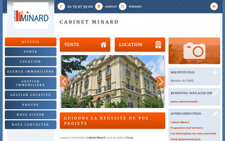 minard-immobilier-paris.fr website preview