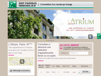 paris16-atrium.fr website preview
