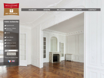 millesime-advalorem.com website preview