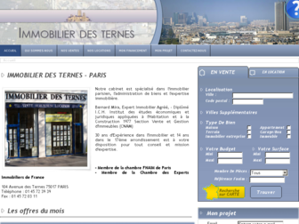 immobilier-ternes.com website preview