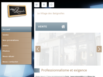 agence-le-village-des-batignolles.fr website preview