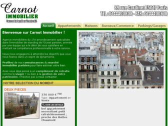 carnot-immobilier.net website preview